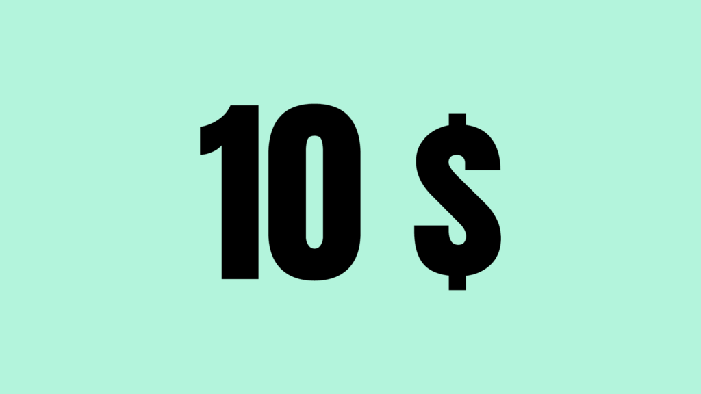 10 $