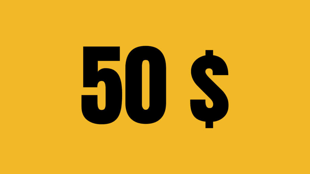 Ciné-carte au tarif régulier : 50 $ pour 6 billets
