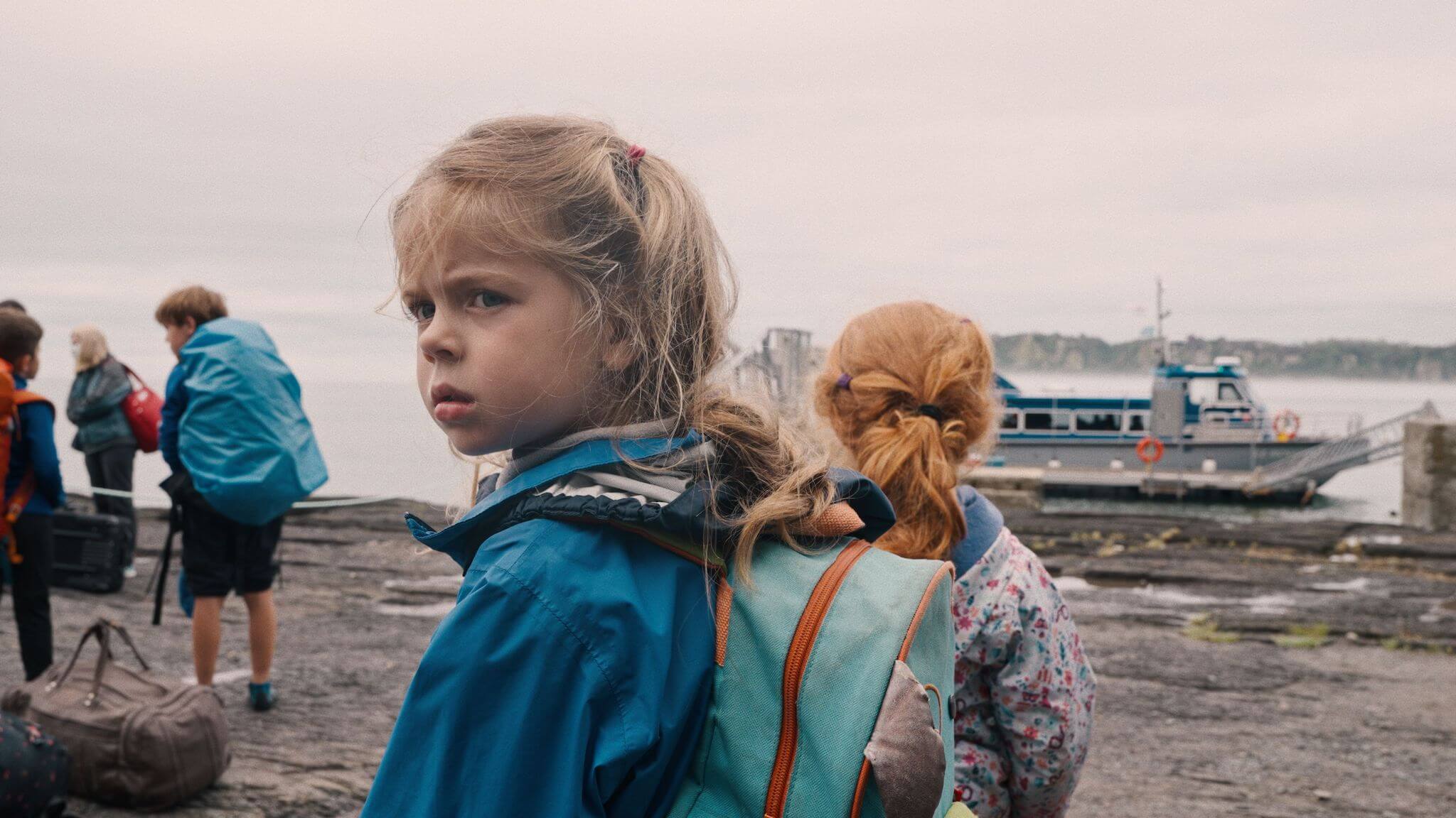 La fille de Mélanie Carrier et Olivier Higgins dans une scène du film À hauteur d'enfant.